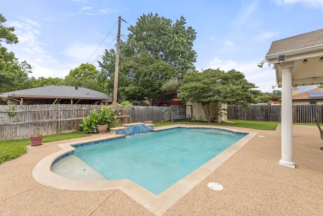 5501 Wood View St, North Richland Hills, TX 76180 - view of pool featuring a fenced backyard and a patio