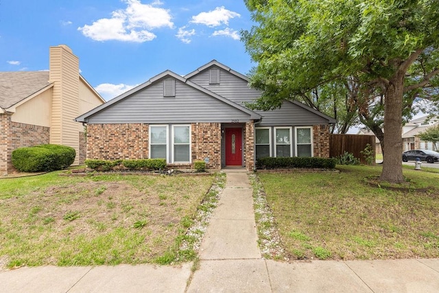 2502 Lake Valley Dr, Garland, TX 75040 - view of front of house with brick siding
