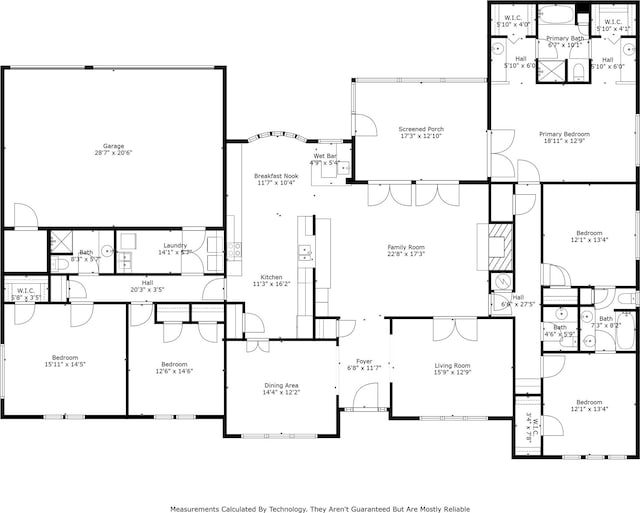 6921 Vineridge Dr, Dallas, TX 75248 - home floor plan