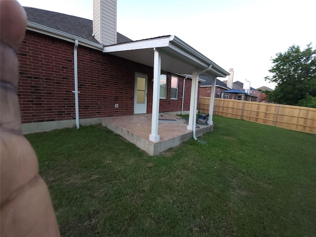 4026 Carrington Dr, Garland, TX 75043 - view of yard with a patio area