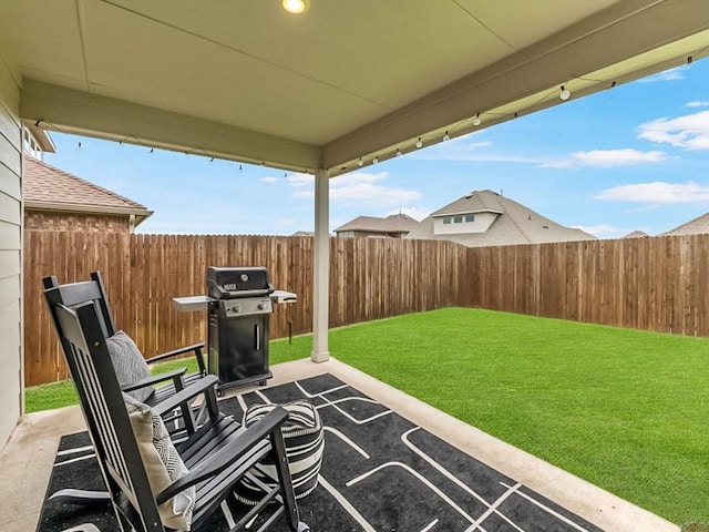 519 Stampede Ln, Princeton, TX 75407 - view of patio / terrace featuring grilling area
