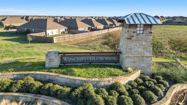 519 Stampede Ln, Princeton, TX 75407 - community sign featuring a residential view