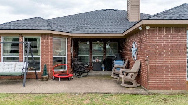 1551 Whiterock Dr, Midlothian, TX 76065 - view of patio / terrace featuring grilling area