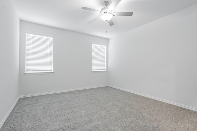 624 Beltrand Ln, Fate, TX 75087 - empty room featuring carpet floors, a ceiling fan, and baseboards