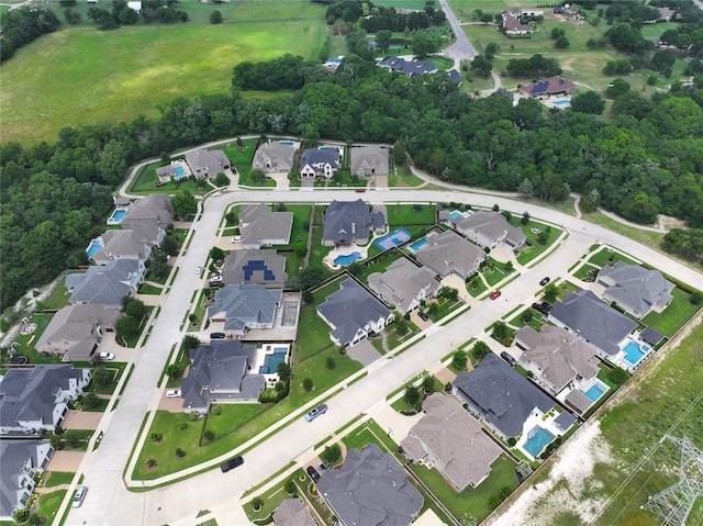 3480 Newport Dr, Prosper, TX 75078 - aerial view of property and surrounding area with nearby suburban area