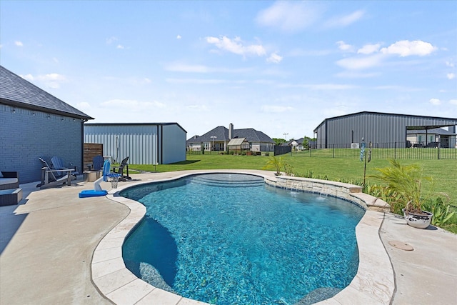 1007 Sinopa St, Caddo Mills, TX 75135 - view of swimming pool with a patio area