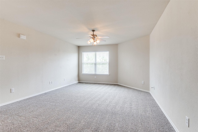 2600 Spencer Cir, Royse City, TX 75189 - unfurnished room featuring a ceiling fan, carpet, and baseboards