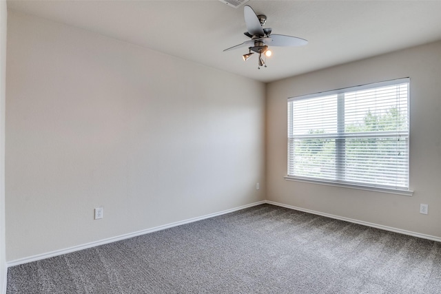 2600 Spencer Cir, Royse City, TX 75189 - carpeted empty room featuring a ceiling fan and baseboards