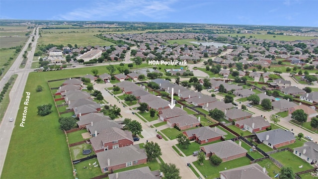 2814 Saddlebred Trl, Celina, TX 75009 - aerial view of property's location with nearby suburban area