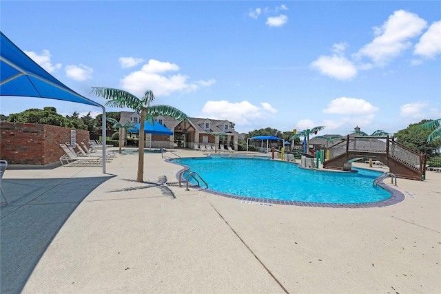 2814 Saddlebred Trl, Celina, TX 75009 - community pool featuring a patio area