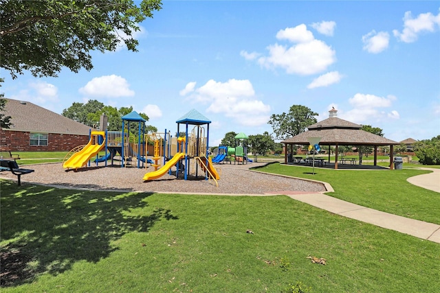 2814 Saddlebred Trl, Celina, TX 75009 - community playground with a yard and a gazebo