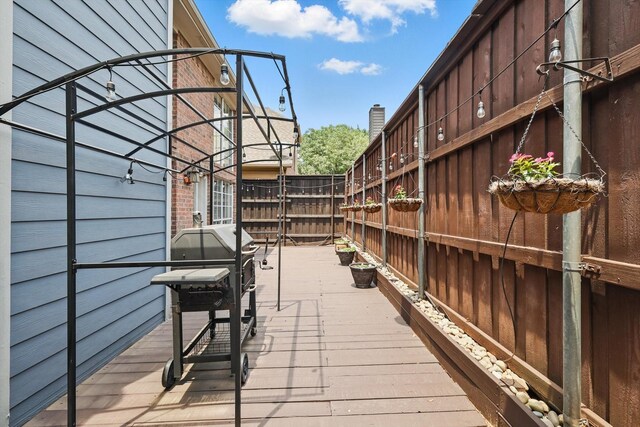 14620 Windsor Ct, Addison, TX 75001 - view of wooden terrace