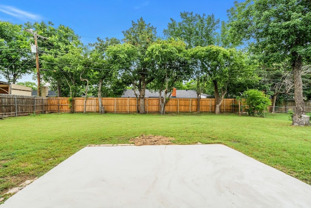 436 Crestwood Ter, Hurst, TX 76053 - view of yard with a patio area