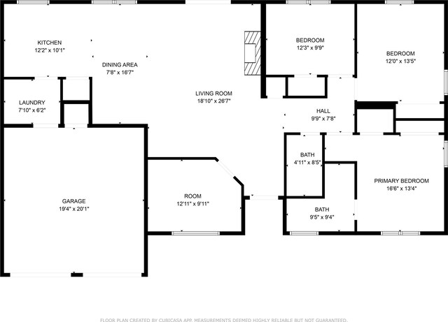 436 Crestwood Ter, Hurst, TX 76053 - home floor plan