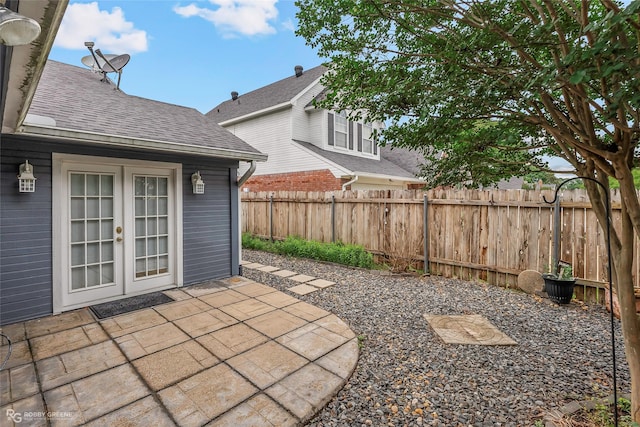 10085 Baldwin Ct, Shreveport, LA 71115 - view of patio / terrace with french doors