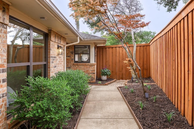 4040 Morman Ln, Addison, TX 75001 - property entrance featuring brick siding