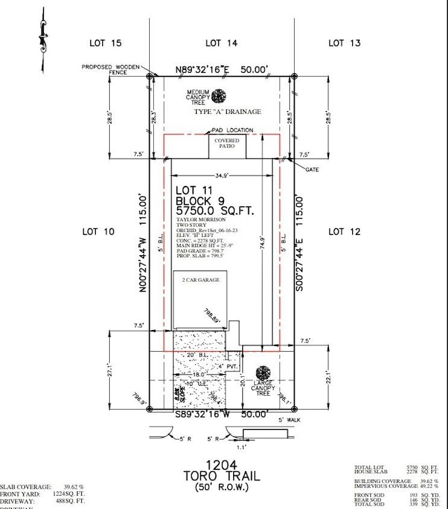 1204 Toro Trl, Fort Worth, TX 76052 - property floor plan