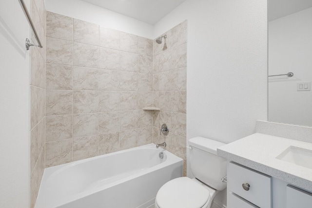 1204 Toro Trl, Fort Worth, TX 76052 - full bath featuring toilet, vanity, and shower / tub combination