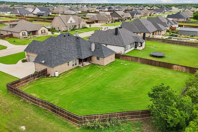 8900 Hidden Pond St, Justin, TX 76247 - aerial perspective of suburban area