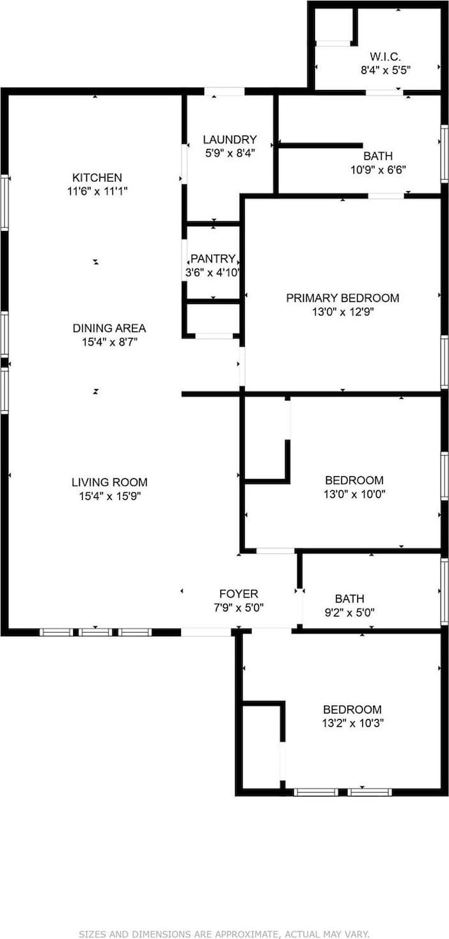 713 E Texas St, Denison, TX 75021 - floor plan / room layout