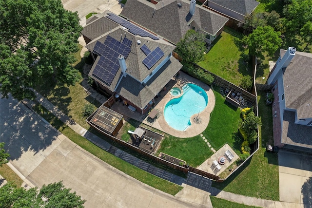 2201 Heatherton Pl, Plano, TX 75023 - bird's eye view of a pool