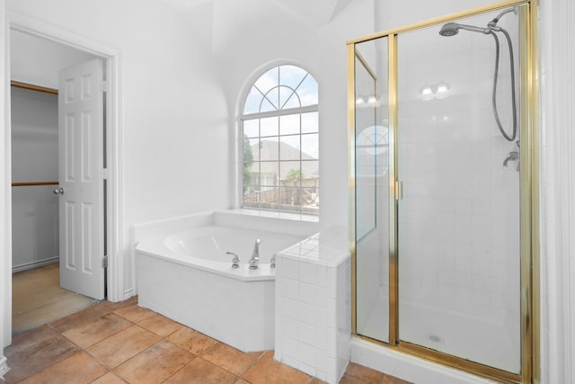 12809 Conifer Ln, Fort Worth, TX 76040 - full bathroom featuring a shower stall and a garden tub
