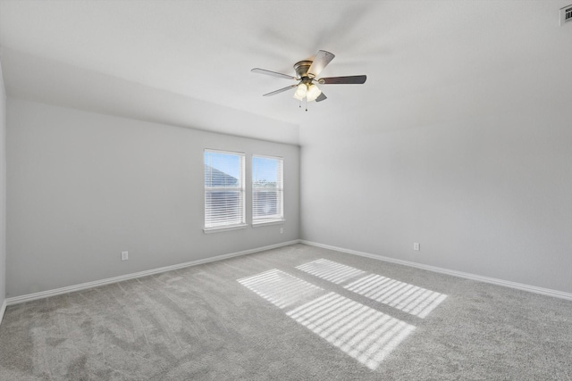 7009 Bishop Pine Rd, Denton, TX 76208 - empty room with carpet flooring, a ceiling fan, and baseboards