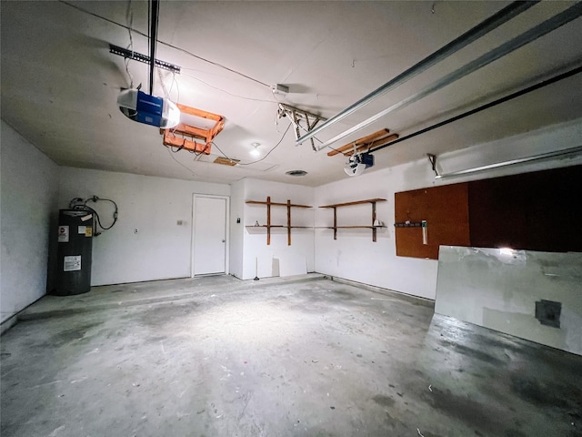 1013 Gannon Dr, Plano, TX 75025 - garage featuring water heater and a garage door opener