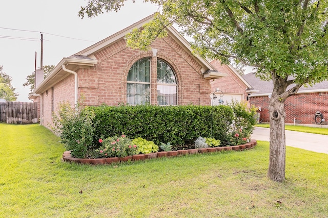 2516 Rushing Springs Dr, Fort Worth, TX 76118 - view of front facade with brick siding, concrete driveway, and an attached garage