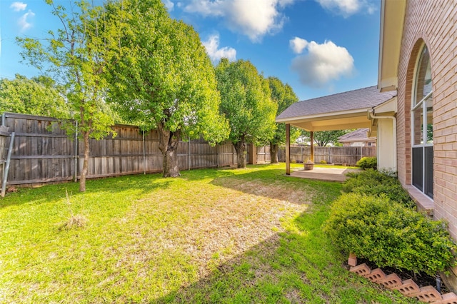 2231 Templeton Dr, Arlington, TX 76006 - view of yard with a patio area