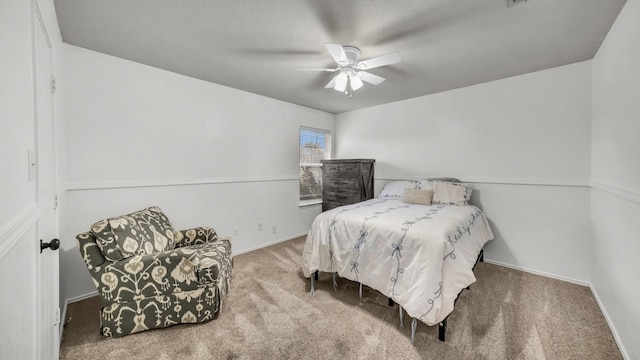 229 Willow Creek Dr, Weatherford, TX 76085 - bedroom with carpet, ceiling fan, and baseboards