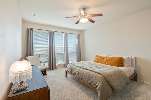 5420 Chinkapin Ln, Fort Worth, TX 76244 - bedroom featuring light carpet and ceiling fan