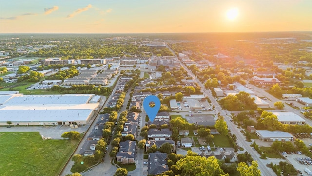 152 Leonard St, Lewisville, TX 75057 - aerial view at dusk of a residential view