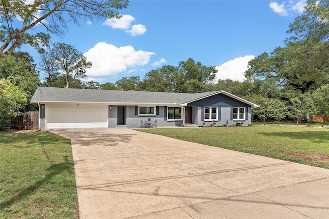3917 N 31st St, Waco, TX 76708 - ranch-style home with concrete driveway, an attached garage, and brick siding
