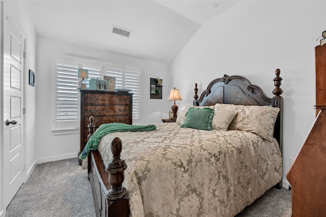 1134 Morgan Dr, Sherman, TX 75090 - carpeted bedroom featuring vaulted ceiling and baseboards