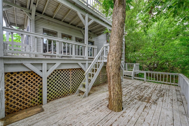 195 Cambridge Dr, Pottsboro, TX 75076 - view of deck