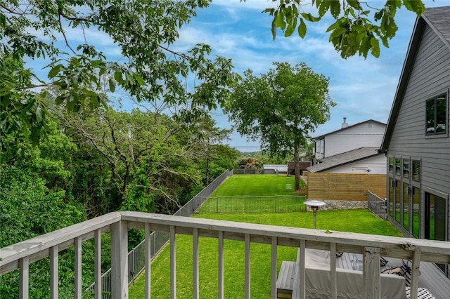 195 Cambridge Dr, Pottsboro, TX 75076 - view of yard
