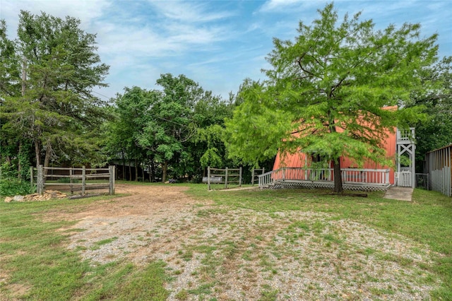 195 Cambridge Dr, Pottsboro, TX 75076 - view of yard featuring a gate