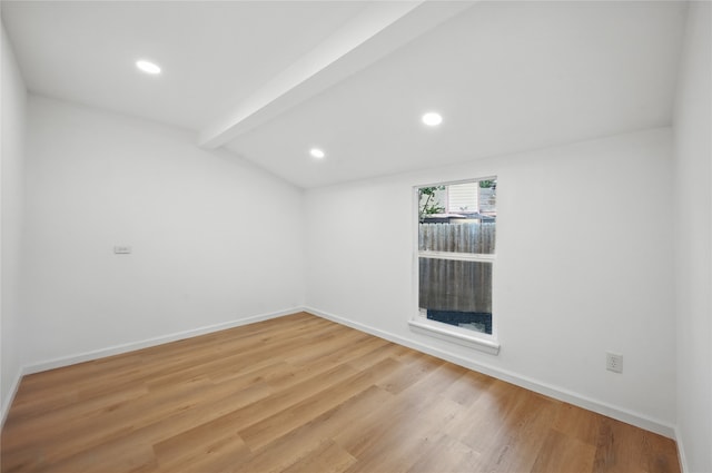 512 Shadowbrook Ln, Hurst, TX 76053 - spare room featuring light wood-style floors, baseboards, and recessed lighting