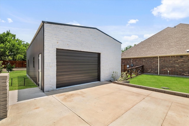 108 Kingwood Dr, Krugerville, TX 76227 - detached garage featuring driveway
