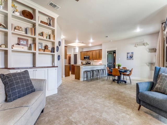 3033 Maple Creek Dr, Fort Worth, TX 76177 - living area featuring baseboards