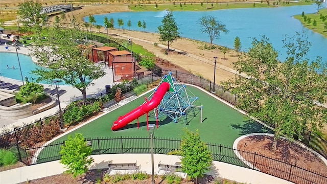14085 Nicollet Dr, Frisco, TX 75033 - surrounding community featuring a water view