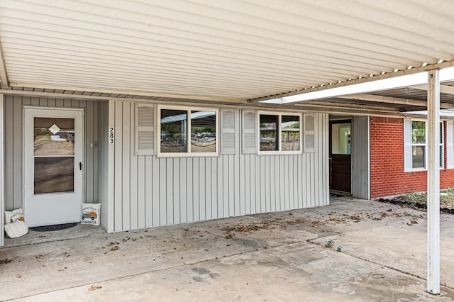 281 Lakeside Dr, China Spring, TX 76633 - view of exterior entry with brick siding and board and batten siding
