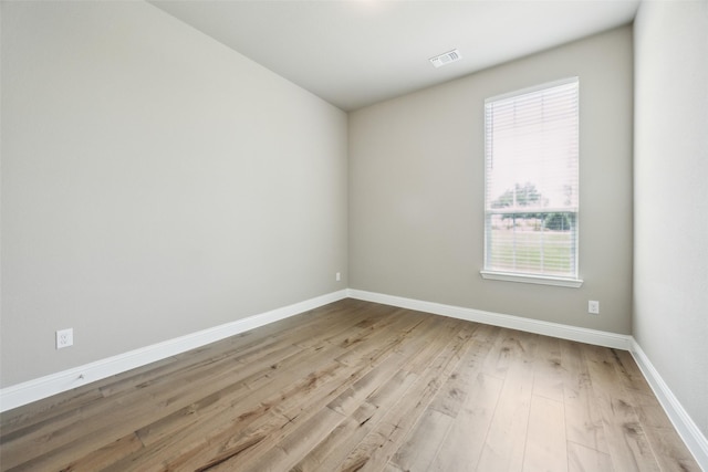 2608 Morning Mist Ln, Nevada, TX 75173 - spare room featuring light wood-style flooring and baseboards