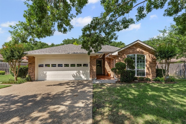 1505 Hyde Park Blvd, Cleburne, TX 76033 - ranch-style home featuring driveway, a garage, roof with shingles, and brick siding