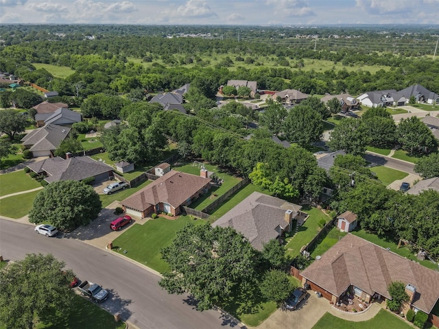 1505 Hyde Park Blvd, Cleburne, TX 76033 - aerial view of property's location with nearby suburban area and a forest