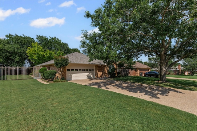 1505 Hyde Park Blvd, Cleburne, TX 76033 - view of front of property featuring an attached garage, concrete driveway, and brick siding