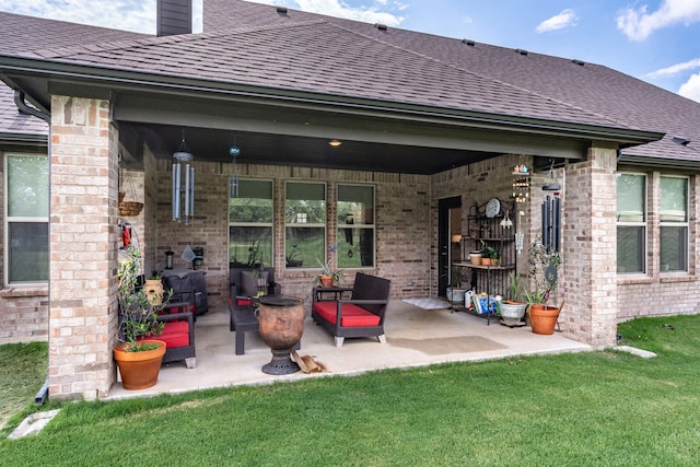 105 Aslan Rd, Poolville, TX 76487 - view of patio / terrace