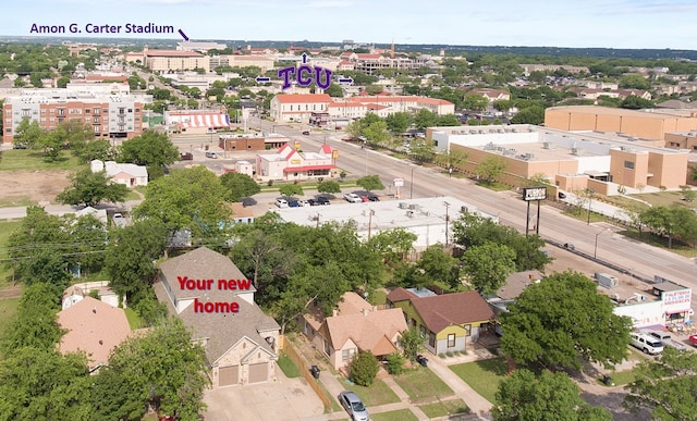 3116 Frazier Ave, Fort Worth, TX 76110 - aerial view