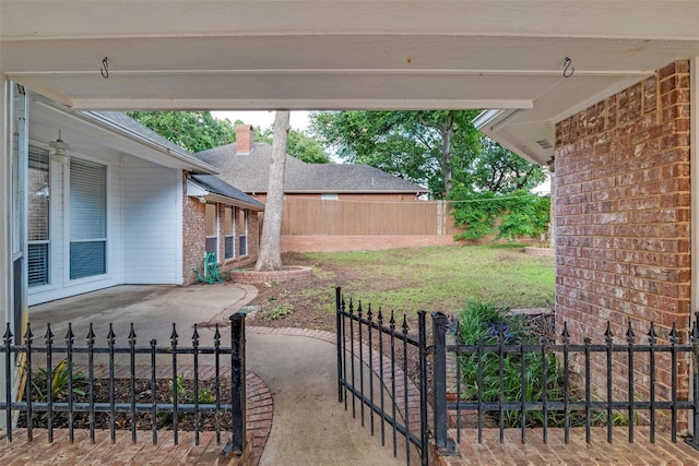 3402 Blue Forest Dr, Arlington, TX 76001 - view of yard with a patio area